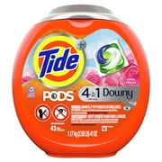 Tide Pods with Downy 4 in 1 Laundry Detergent, 43 Count