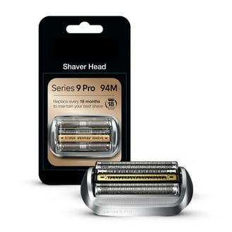 Braun Series 9 Pro Replacement Shaver Head Cassette, 94M Silver