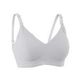 thumbnail image 2 of Brasier Mujer Sujetador Cómodo sin Aros para Mujer, sin Costuras, Suave, de Uso Diario, con Cierre de Triple Gancho. Mediana, 2 of 4