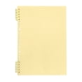 thumbnail image 1 of Zhuge Cuaderno espiral a cuadros B5, cuadernos de tapa dura de papel grueso extraíble, 120 páginas/60 hojas, para tomar notas, 2 paquetes, amarillo, 1 of 3