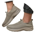 thumbnail image 3 of Mens Walking Shoes Lightweight Breathe Mesh Running Shoes Slip On Fashion Tennis Sneakers Comfort Gym Workout Zapatos de Hombre, 3 of 8