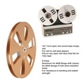 thumbnail image 3 of Empty Tape Reel, Empty Reel 1/4 7 Inch Aluminum Alloy  for Recording Gold, 3 of 7