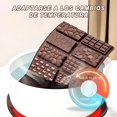 thumbnail image 3 of 2 Piezas Moldes de Chocolate,6 Agujeros Moldes de Silicona Para Chocolate,Cuadrados de Silicona Antiadherente,Molde de Caramelo para Hornear, 3 of 4