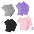 thumbnail image 5 of Silicone Socks 4 Pairs Moisturizing Socks Unisex Heels Breathable Socks Spa Socks Socks Ankle Socks Moisturizing Gel Socks Lotion Protective Case Heel Cover Original Ankle Socks, 5 of 5