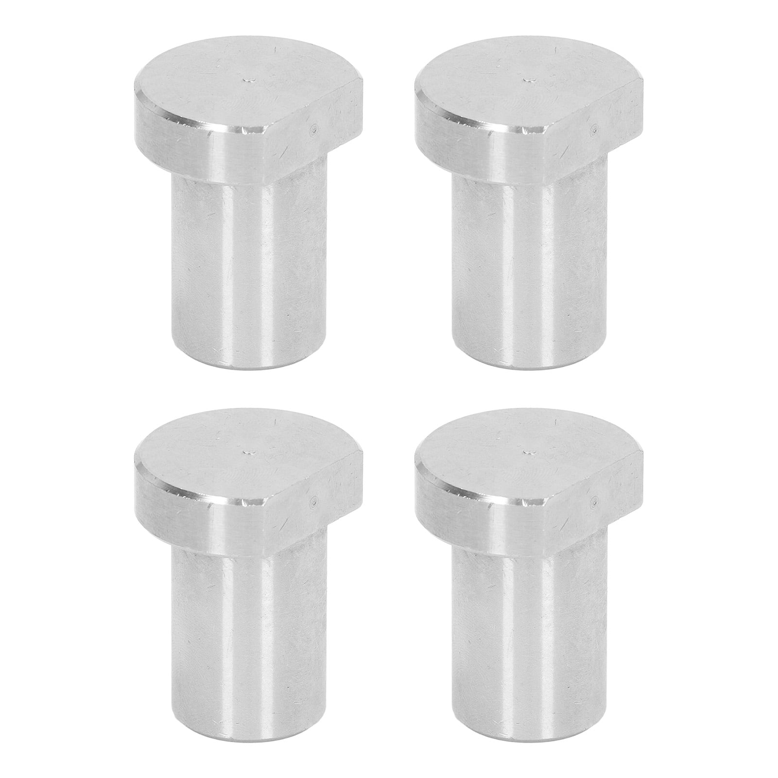 Workbench Peg Brake Stop, Woodworking Bench Dog Stainless Steel 4PCS Fixed Firmly  Silver  For Carpenter For Milling For Grinding