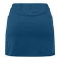 thumbnail image 3 of Iugvhana Womens Skorts with Pockets Lightweight Tummy Control Plus Size Skorts for Women High Waist Solid Color Athletic Sports Skirt Shorts Blue#04 XXL, 3 of 5