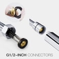 thumbnail image 4 of Handheld High Pressure Shower Heads 6 Sprays With 59" Stainless Steel Shower Hose And Adjustable Stand, 4 of 4
