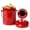 Red, variant on Plexon Countertop Compost Bin with Lid, White 1.5 Gallon Odorless Kitchen Compost Container, Steel Food Compost Bucket for Kitchen with Charcoal Filter, Compost Pail for Kitchen Countertop