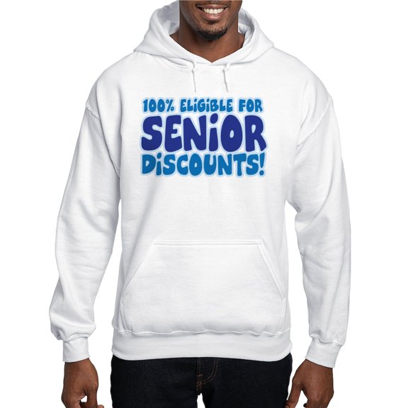 CafePress - ELIGIBLE FOR SENIOR DISCOUNTS! Hooded Sweatshirt - Pullover Hoodie, Hooded Sweatshirt