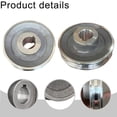 thumbnail image 3 of BTOER Aluminum A-Type Single Groove Motor Pulley for Air Compressors - 100mm Diameter, 3 of 6