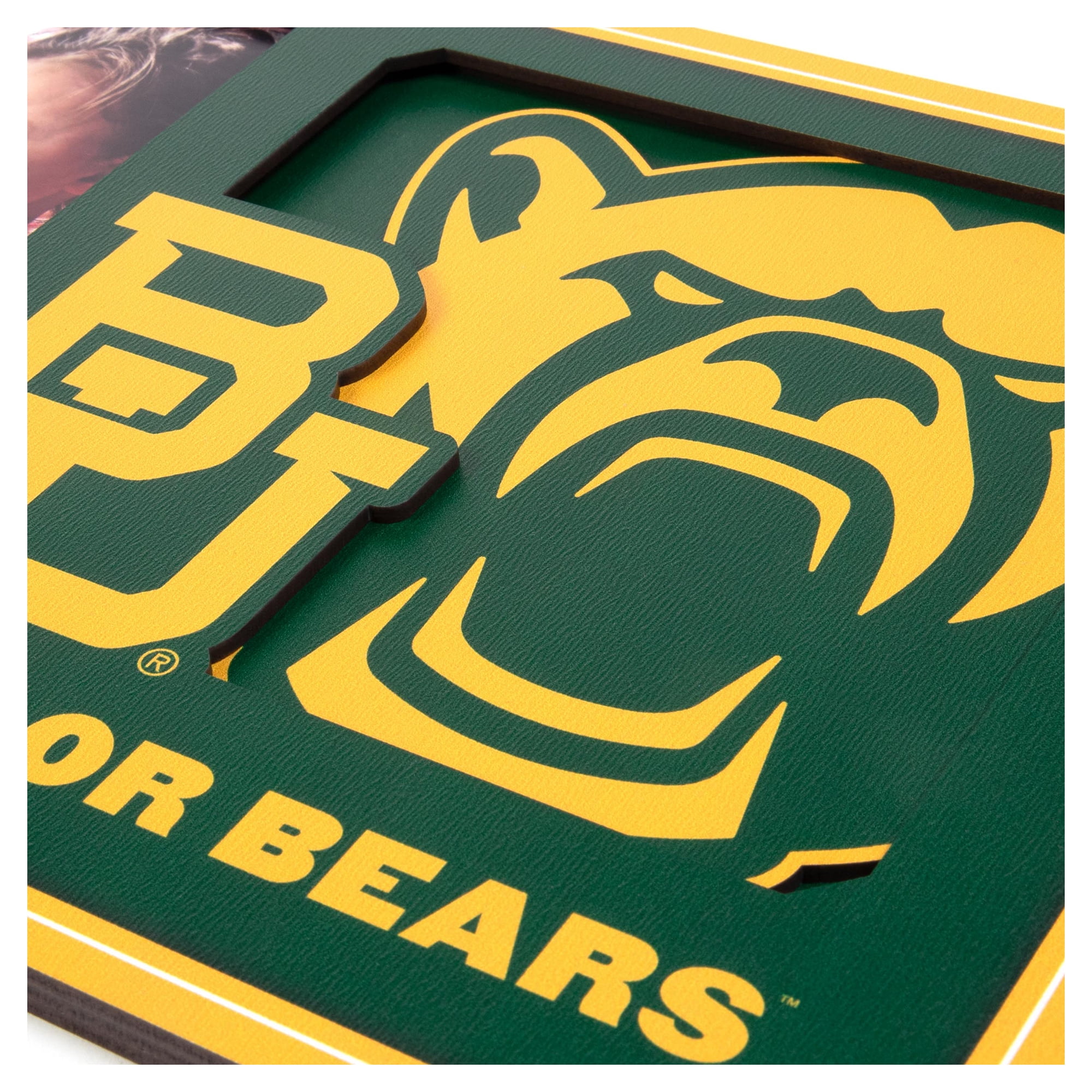 IDNA Baylor Bears 3D Logo Series Picture Frame