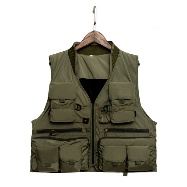 Quick Dry Fly Fishing Vest Breathable Fishing Jacket with Mesh Lining for  Angler - Walmart.com