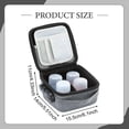 thumbnail image 3 of GUOOL Office Stamp Lock Box Tote Portable Storage Bag for Stamper Document 21cmx14cmx11cm, 3 of 3