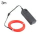 thumbnail image 5 of Toystoory Cuerda luminosa flexible resistente al agua con controlador USB Tubo de LED intermitente constante/rápido de 9 pies Iluminación y accesorios rojo 9ft Toystoory HA8021-01, 5 of 6