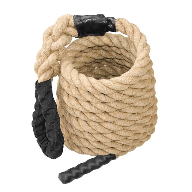 jinwen Gym Climbing Rope Battle Rope Jute Rope for Competition Exercise Working Out 6.1M