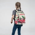 thumbnail image 5 of Naloa Merry Christmas 1 Print Lightweight DayBackpack Suitable for school, work, shopping, travel, etc., 5 of 5