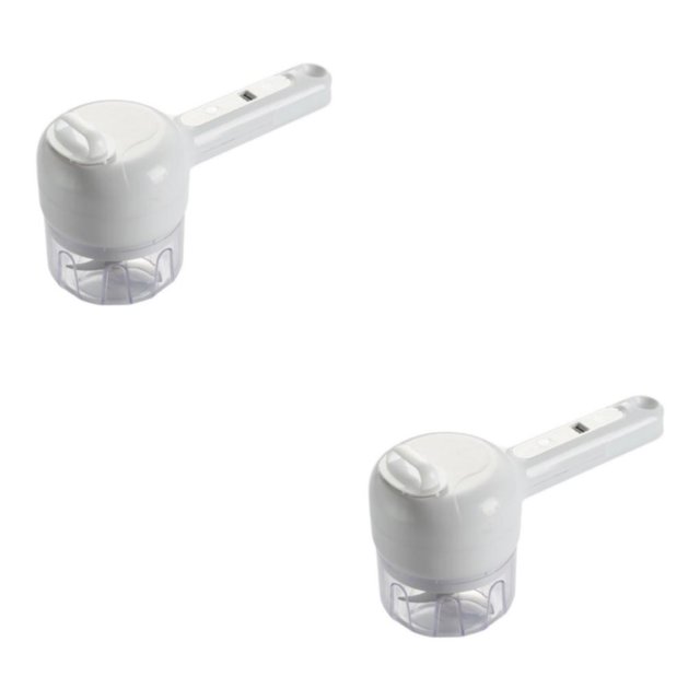 Monstrate Trituradora de barro de ajo eléctrica Wirelsss, trituradora de alimentos Usb, trituradora de verduras, picadora de carne manual para Type1 NO1