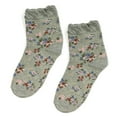 thumbnail image 2 of Wrapables® Women’s Vintage Floral Posies Socks (Set of 5), 2 of 4
