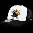 thumbnail image 1 of W Republic 1030-449-BLK American International Yellow Jackets Jumbo College Caps, Black, 1 of 1