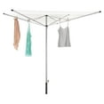 thumbnail image 3 of Whitmor  Aluminum Rotary Clothes Drying Rack - Silver -Adult Use, 3 of 7