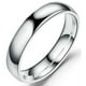 thumbnail image 1 of 6-12 Elegante Liso Acero Inoxidable Simplicidad Cincin Hombres Mujeres Camber Anillos Joyería De Mujer Gao Jiahui  unisex, 1 of 2