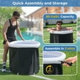 thumbnail image 2 of Tutivo The Cold Pod Pro 79 Gallon Large Ice Bath Tub for Athletes Cold Plunge Tub for Recovery Outdoor Use Gyms Home Cold Water Therapy and Sports Recovery, 2 of 8
