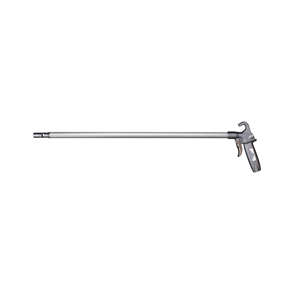Guardair Long John Safety Air Gun - 36 inch Aluminum Extension, Pistol Style Grip, OSHA Compliant Venturi Nozzle, 1/4 Inch FNPT Inlet (75LJ036AA) CA2