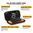 thumbnail image 2 of Carrying Case Protective Case Cover & Screen Protector for Nintendo Switch Lite, Portable Carrier Travel Bag Case with 10 Game Card Slots for Switch Lite & Accessories (Black/Red/Blue), 2 of 7