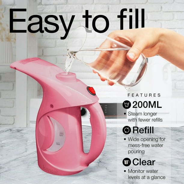 Kensie Handheld Garment Steamer, 700W Lightweight and Portable