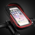 thumbnail image 2 of Bicycle Cell Phone Holder Handlebar Bag Waterproof with 360° Rotation, 2 of 11