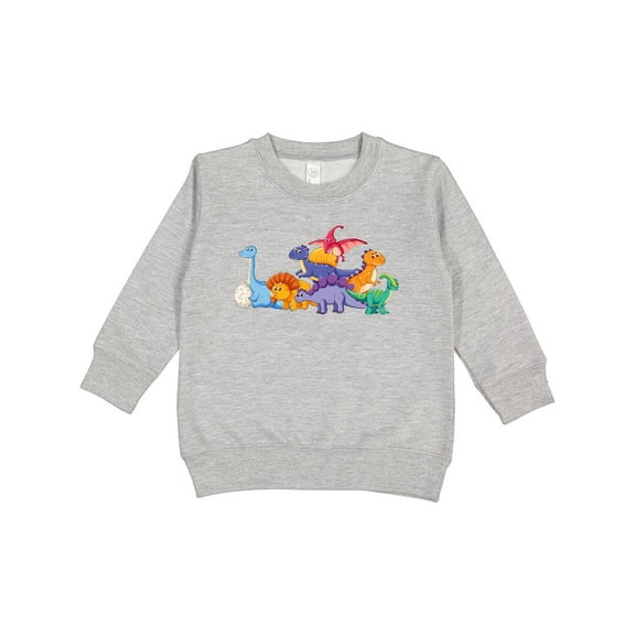 Inktastic Cute Dinosaurs Toddler Sweatshirt