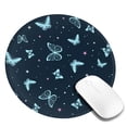 thumbnail image 2 of Disketp Beautiful Butterflies Small Mouse Pad 7.9x7.9 Inches,Washable Round Mousepad for Office Laptop Computer,Non-Slip Rubber Base Mouse Pads for Wireless Mouse, 2 of 8
