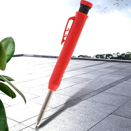 

Convenient Solid Carpenter Pencil Adjustable Non-slip Marking Tools Long Nose Woodworking Marker Woodworking Tools