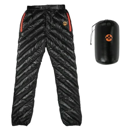 White Goose Down Pants Thermal Waterproof Down Trousers for Outdoor