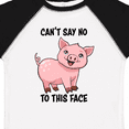 thumbnail image 4 of Inktastic Cant Say No to This Face Cute Pig Boys or Girls Toddler T-Shirt, 4 of 5