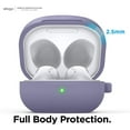 thumbnail image 6 of Silicone Samsung Galaxy Buds 2 Pro Case (2022) / Galaxy Buds 2 Case (2021) / Galaxy Buds Pro Case (2021) / Galaxy Buds Live Case (2020) [US Patent Registered] [Lavender Grey], 6 of 9