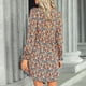 thumbnail image 4 of Vestido Floral Para Mujer, Tejido Suave Con Cuello En V, Lavable A Máquina, Respetuoso Con La Piel, Para Vacaciones ANGGREK Otros, 4 of 6