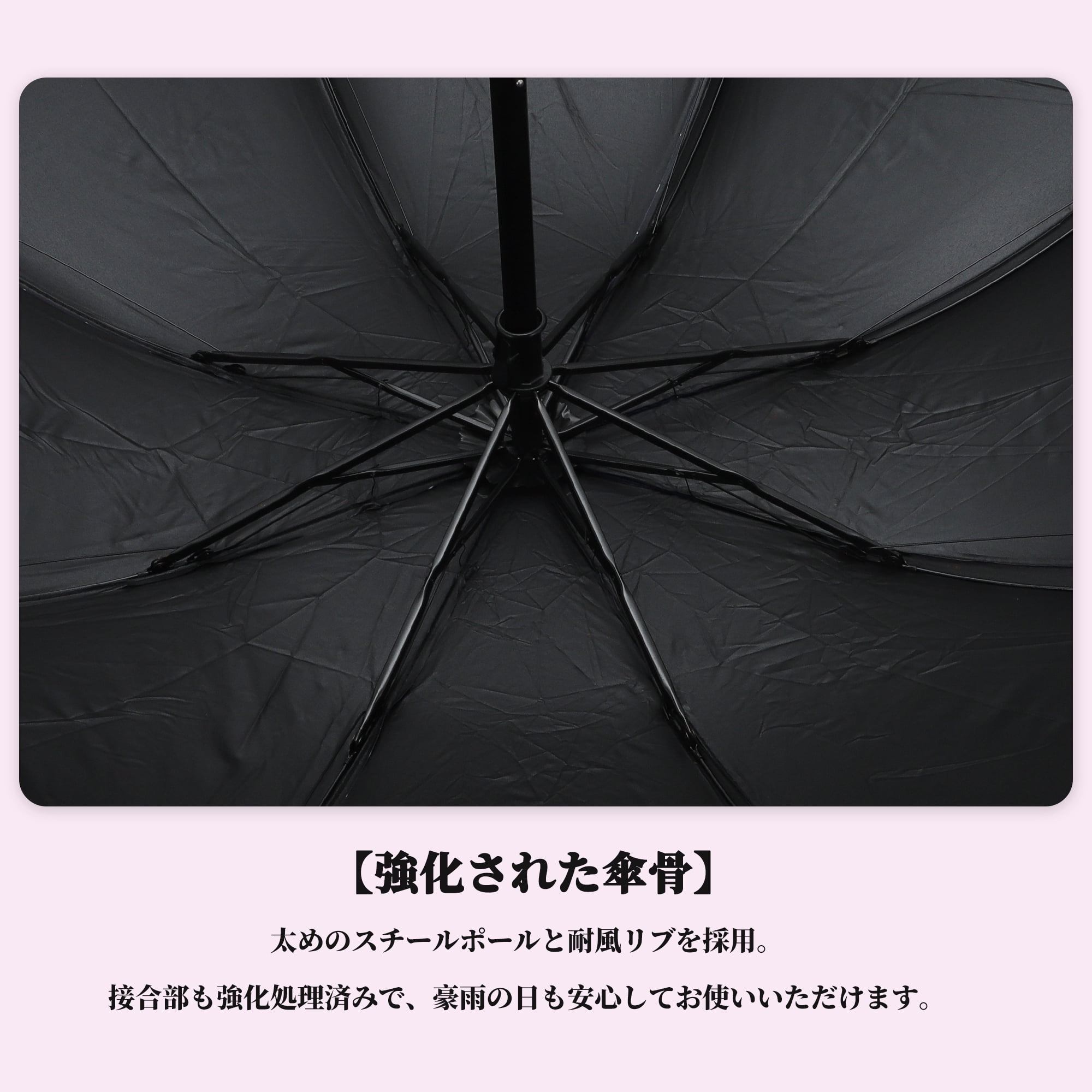 Unique Bargains Portable Manual Open Close Rain Windproof  Umbrella Navy Blue