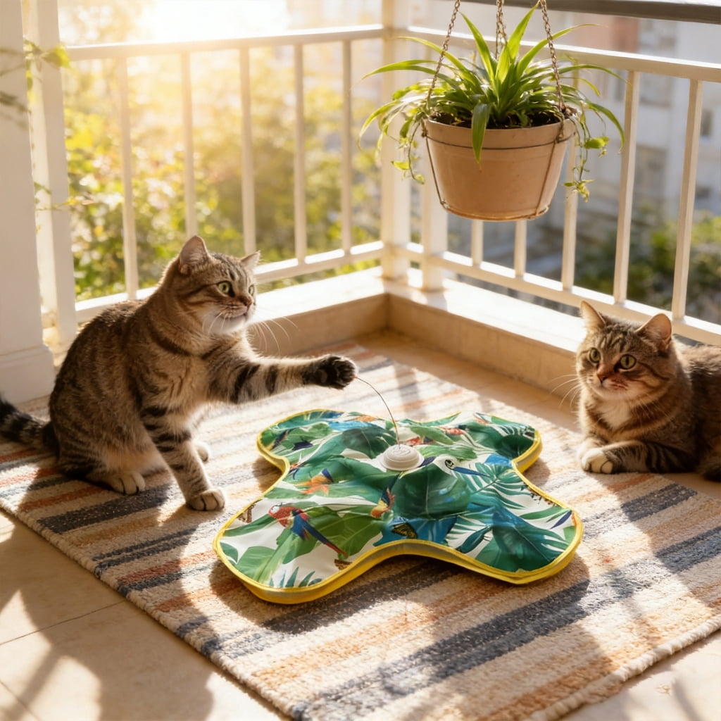 AOOOWER Interactive Cats Hideouts Toy Hunting Cover Keep Your Cats Happy for Indoor Cats