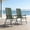 Gray & Dark Green, variant on High Back Lawn Chairs Set of 2, Folding Camping Chairs with Padded 600D Oxford Fabric, Portable Patio Chairs with Steel Frame for Lawn, Beach, Porch, Gray & Dark Green
