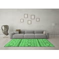 thumbnail image 3 of Ahgly Company Indoor Square Southwestern Emerald Green Country Area Rugs, 6' Square, 3 of 4