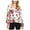 Pink - pinkopal, variant on 1.STATE Womens Printed Cascade-Sleeve Pullover Blouse, Pink, X-Small