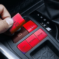 thumbnail image 5 of 5PCS Rouge Bouton de Commande Centrale Autocollant Couverture de Bouton Multimédia pour 2019-2021, 5 of 5