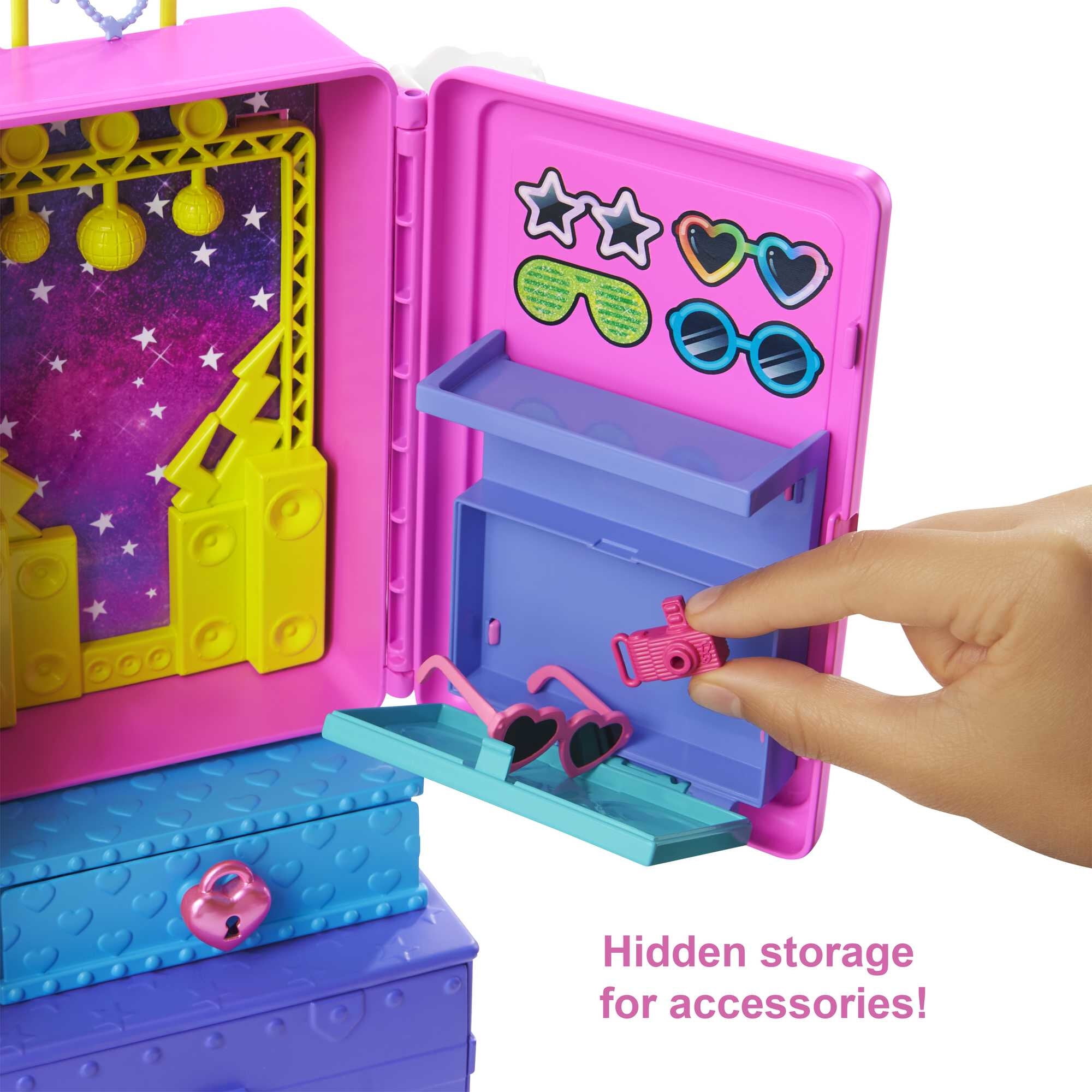 Barbie Extra Minis Pet Dollhouse, Travel Party Playset with Doll, Puppies & Accessories