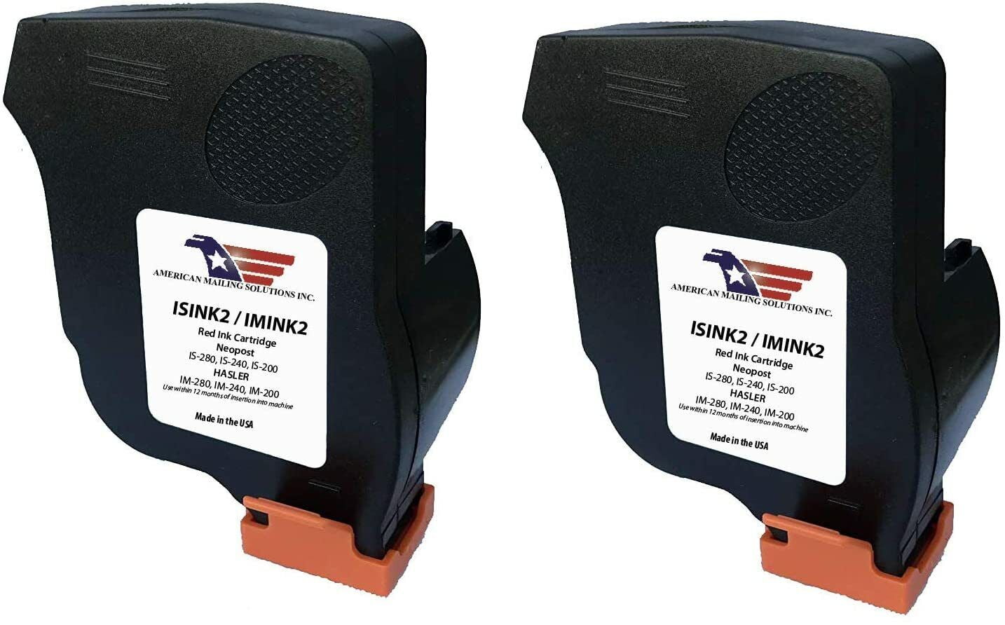 2Pack, Quadient ISINK2/IMINK2 (Surejet 4145144H) Ink Cartridge for