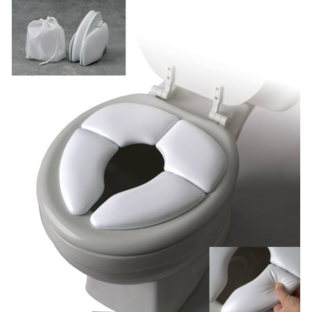 Cushie Traveler Folding Potty Seat (Best Toddler Toilet Seat)
