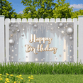thumbnail image 5 of Sparkle Theme Birthday Banner Glitter Decoration Birthday Party Backdrop for Celebration Event Indoor Use Party Decoration, 5 of 7