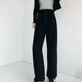 thumbnail image 2 of Yuyuzo Woemns Sweatpants High Waisted Drawstring Lounge Pants Teens Girls'comfy Lounge Joggers, 2 of 4