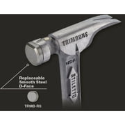 Stiletto TRIMBONE 10 Oz. Smooth-Face Framing Hammer with Curved Titanium Handle