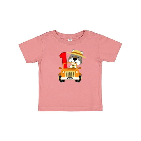 

Inktastic Safari 1st Birthday Gift Baby Boy or Baby Girl T-Shirt